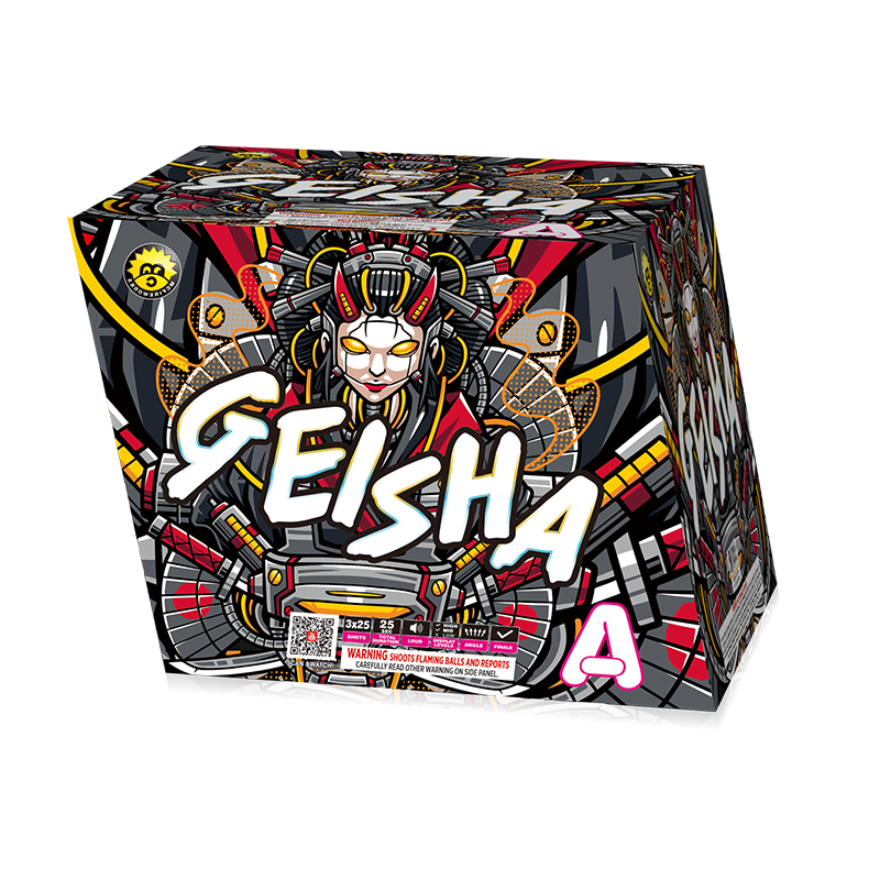 Geisha 25 Shots 500g Cake Assortment MC579