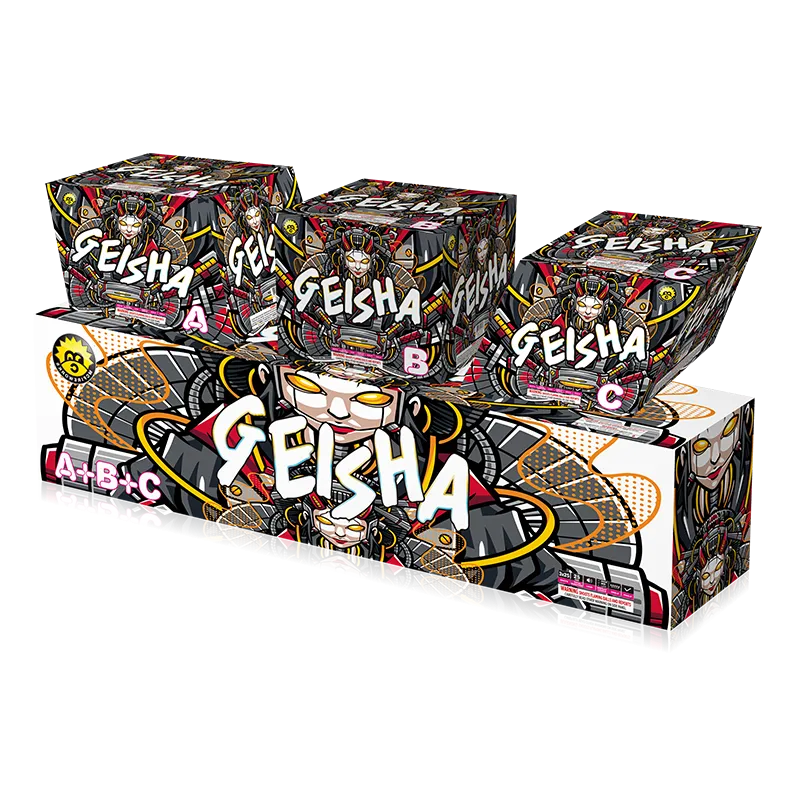 GEISHA 25 Shots 500g Cake Assortment MC583
