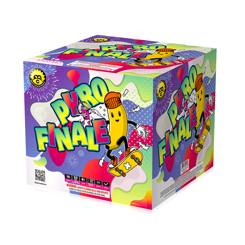 Pyro Finale 16 Shots 500g Cake Assortment MC517