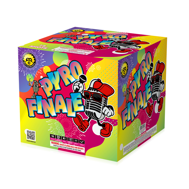 Pyro Finale 16 Shots 500g Cake Assortment MC517